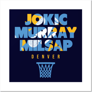 Denver Basketball Trio Posters and Art